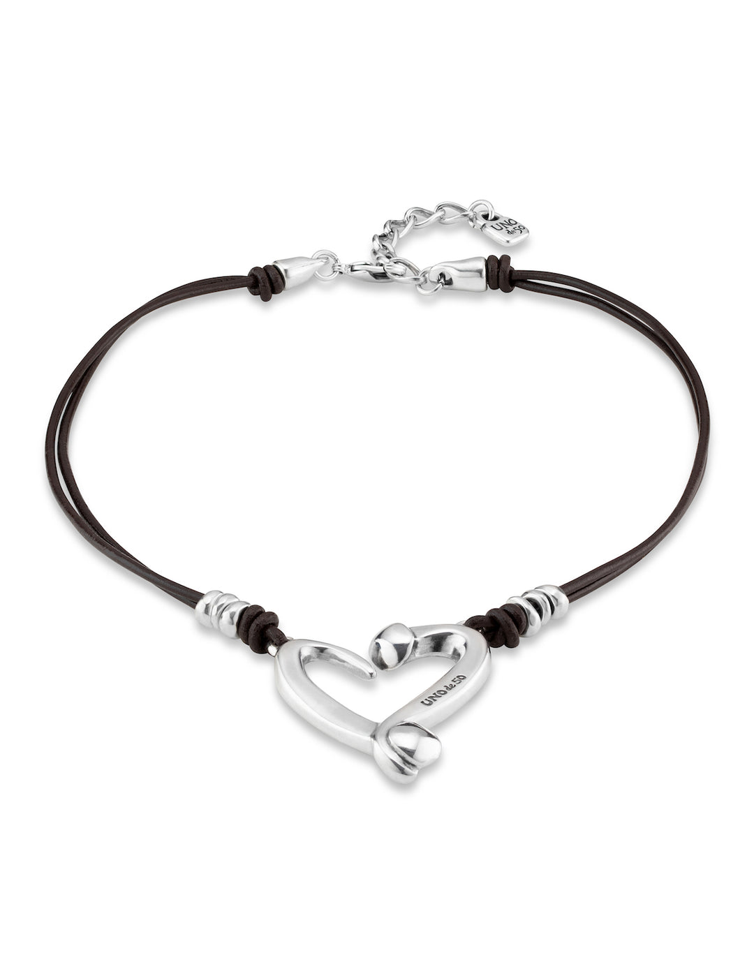 UNOde50 Silver Heart Loved Necklace