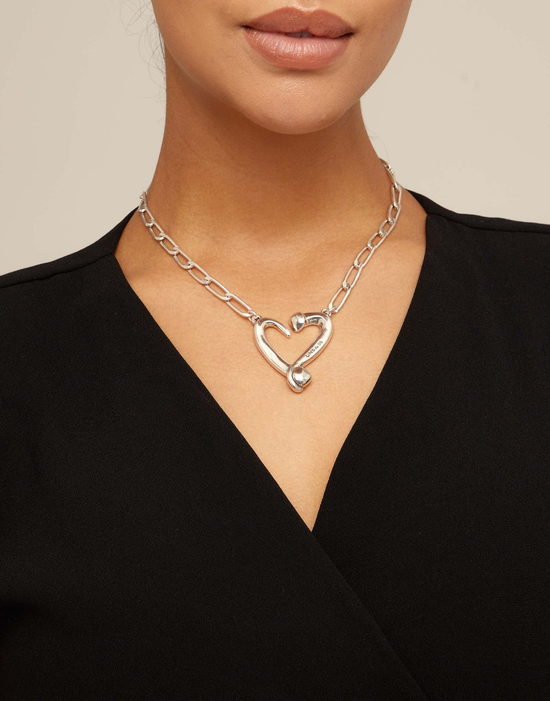 UNOde50 Silver One Love Necklace