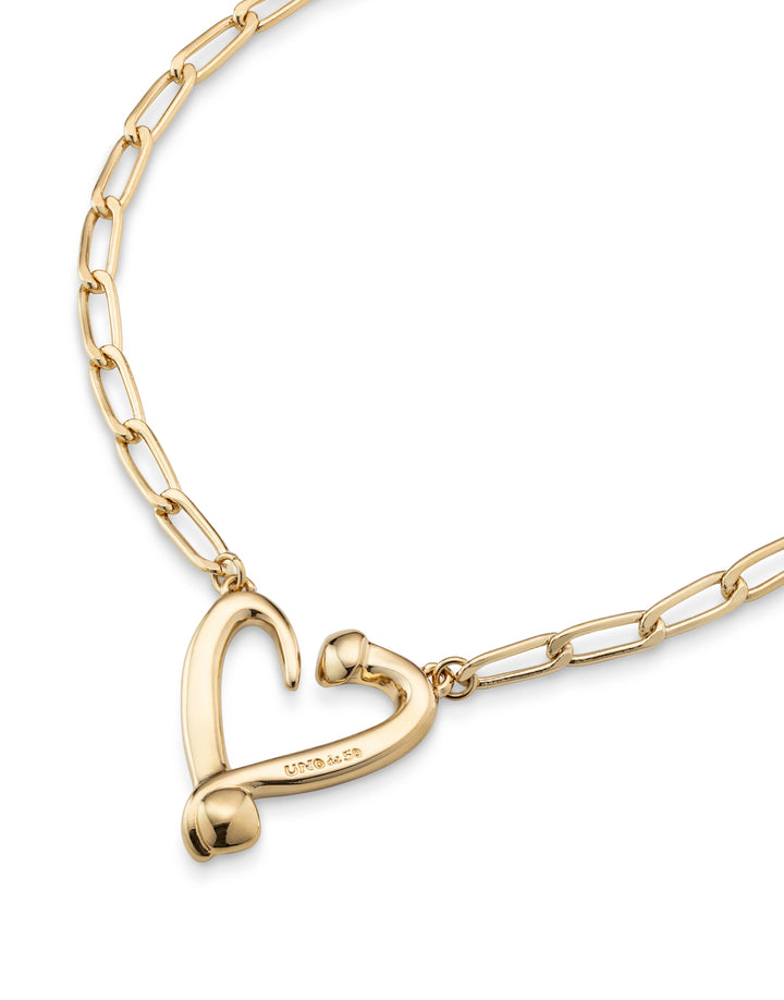 UNOde50 Gold One Love Necklace