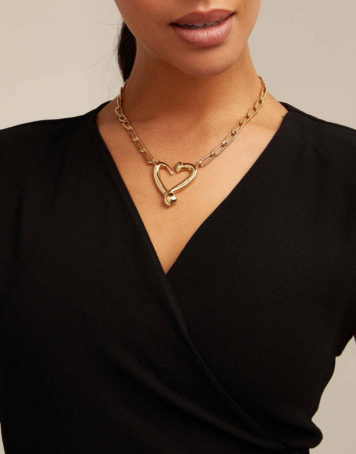 UNOde50 Gold One Love Necklace