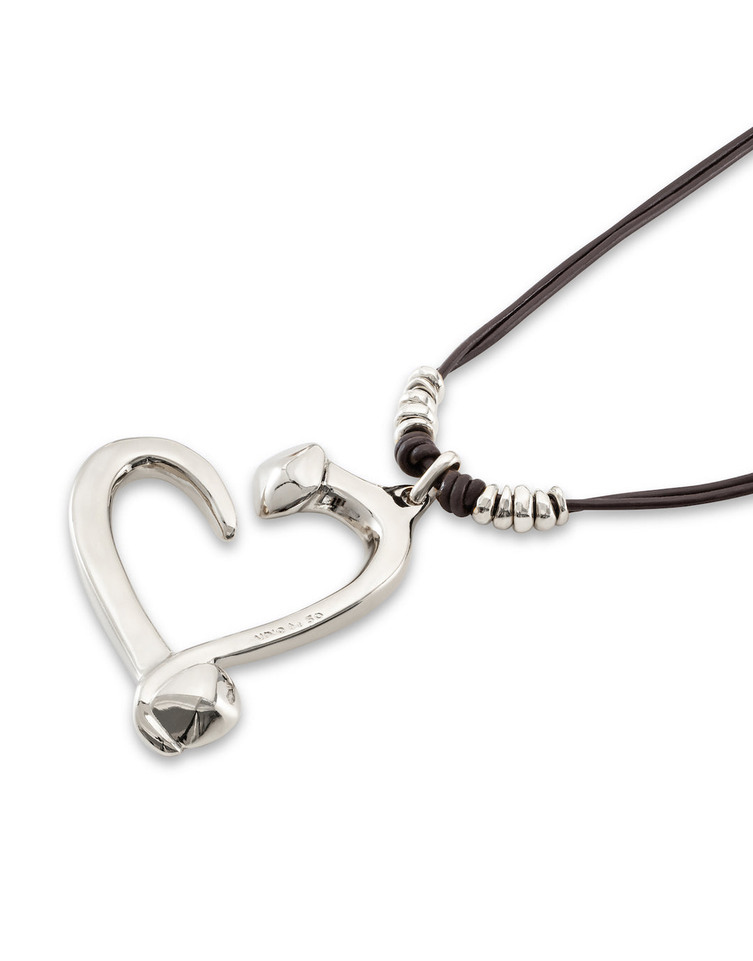 UNOde50 Silver Big Love Necklace