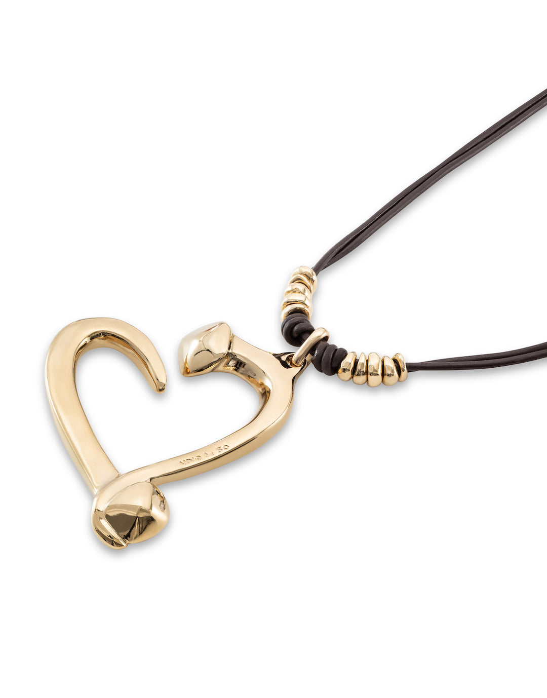 UNOde50 Gold Big Love Necklace