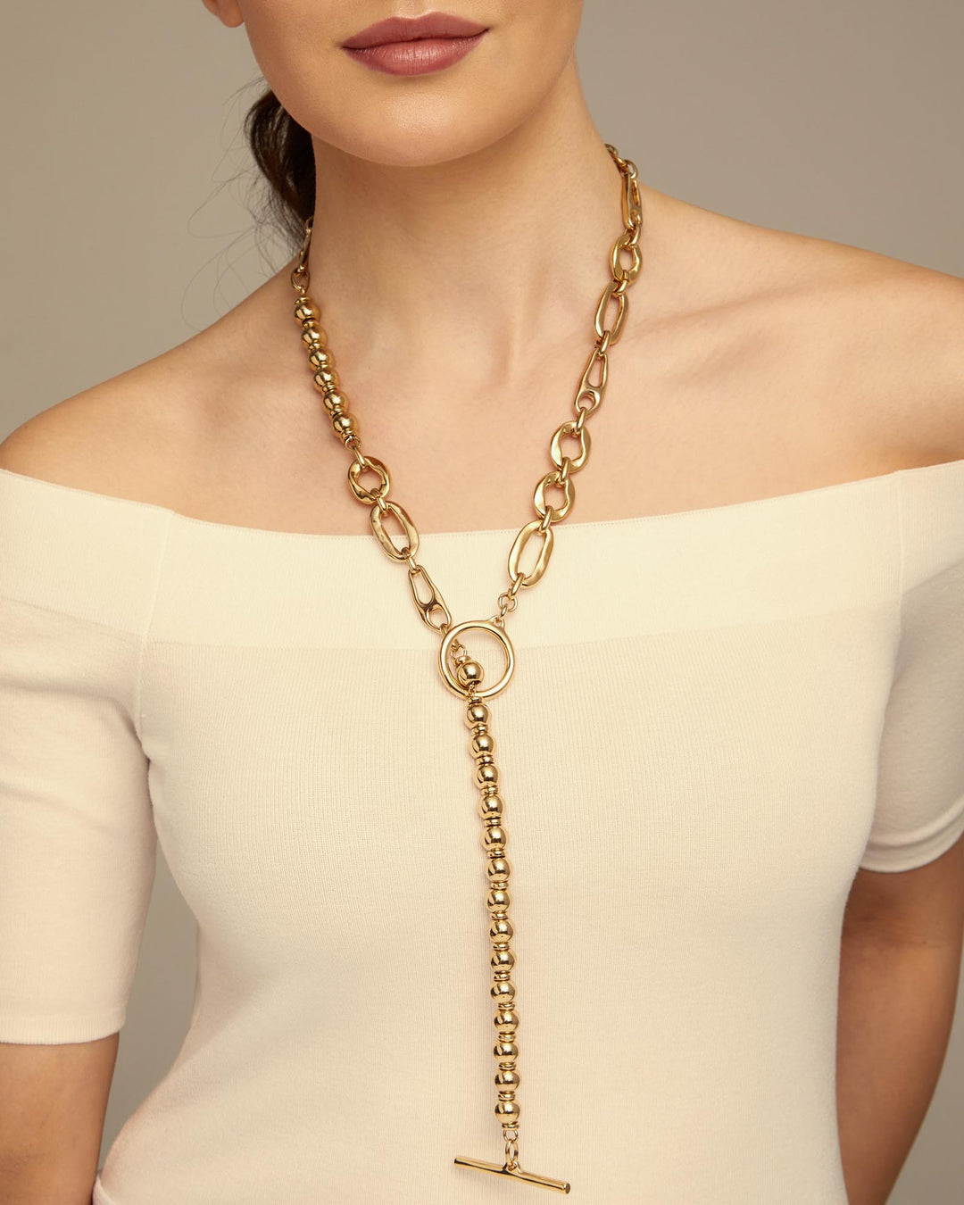 UNOde50 Gold Yolo Joyful Necklace