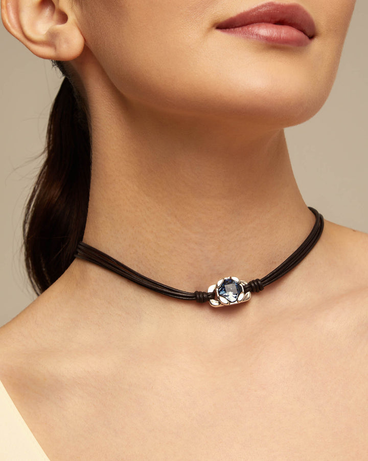 UNOde50 Silver Eyeful Charismatic Necklace