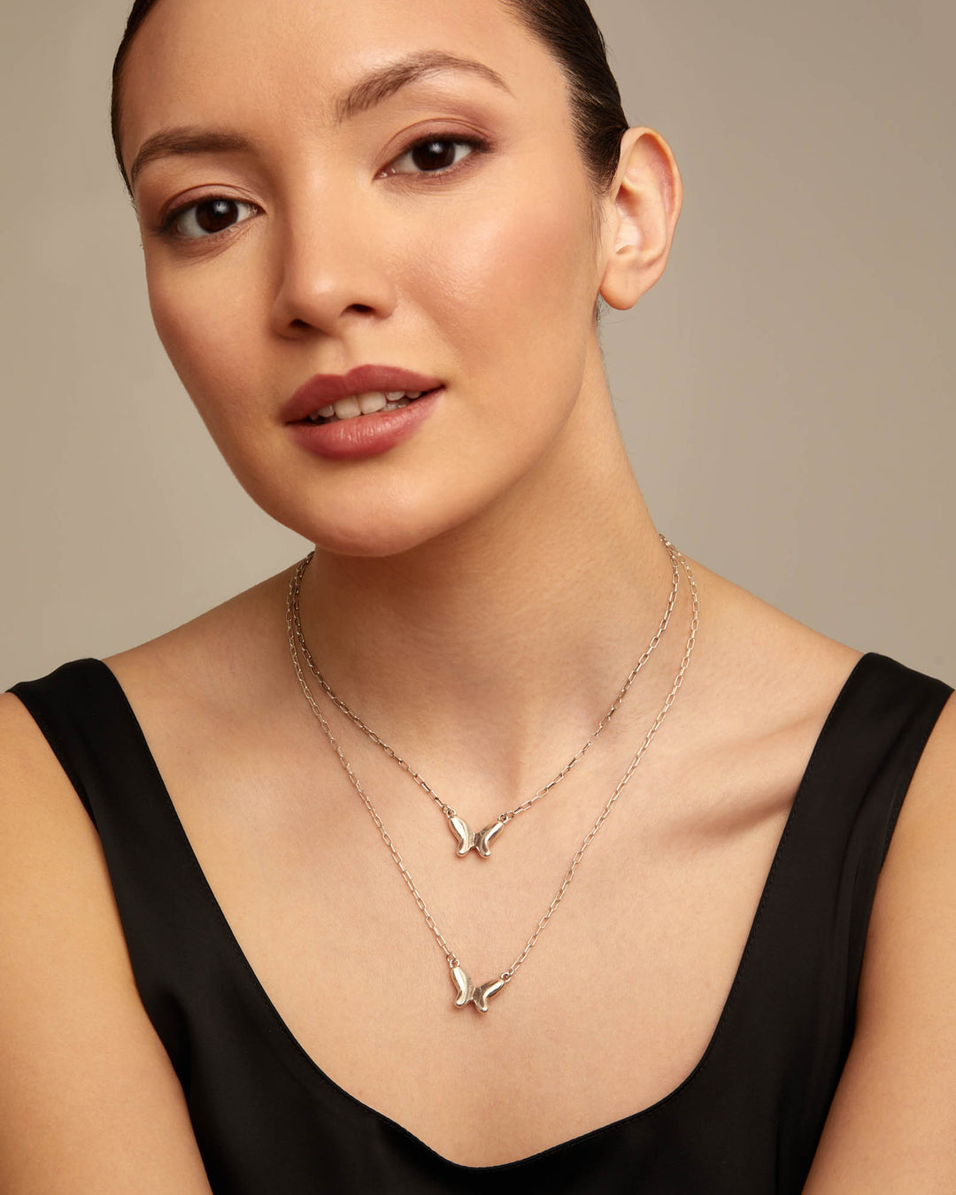 UNOde50 Silver Doublefly Necklace