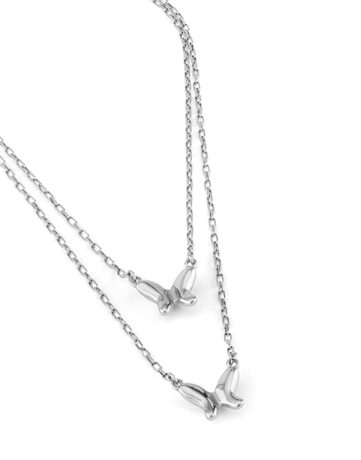 UNOde50 Silver Doublefly Necklace