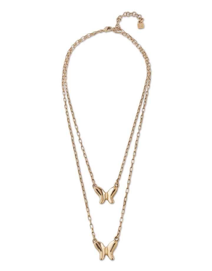 UNOde50 Gold Doublefly Necklace