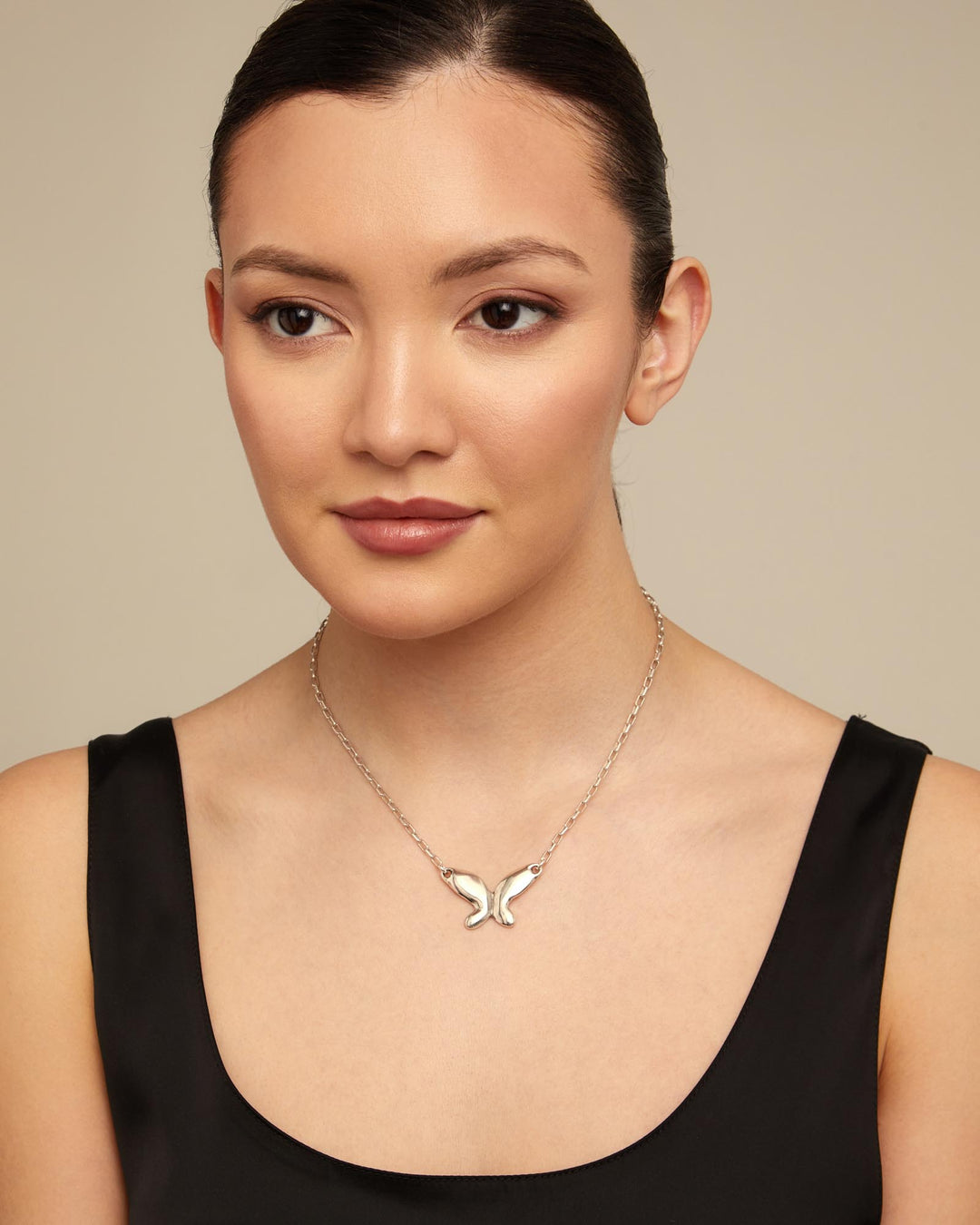 UNOde50 Silver Butterfly Effect Necklace