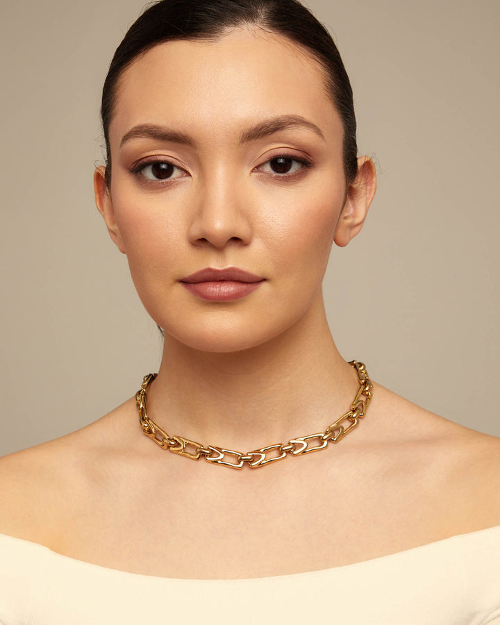 UNOde50 Gold Splendid Brave Necklace