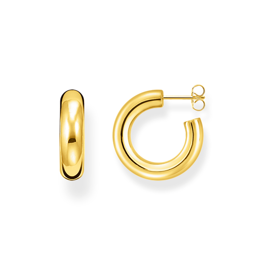 Thomas Sabo Gold Small Chunky Hoop Earrings