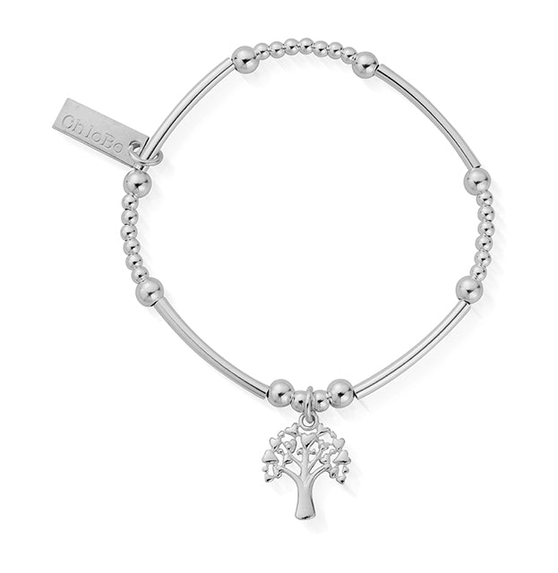 ChloBo Silver Children's Cute Mini Tree Life Bracelet