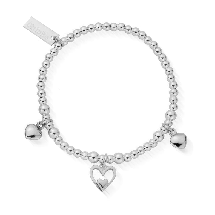 ChloBo Children's Triple Heart Bracelet