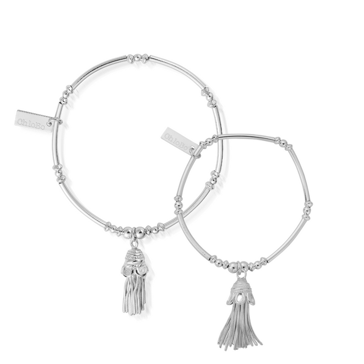 ChloBo Mummy & Mini Didi Tassel Set of 2 Bracelets