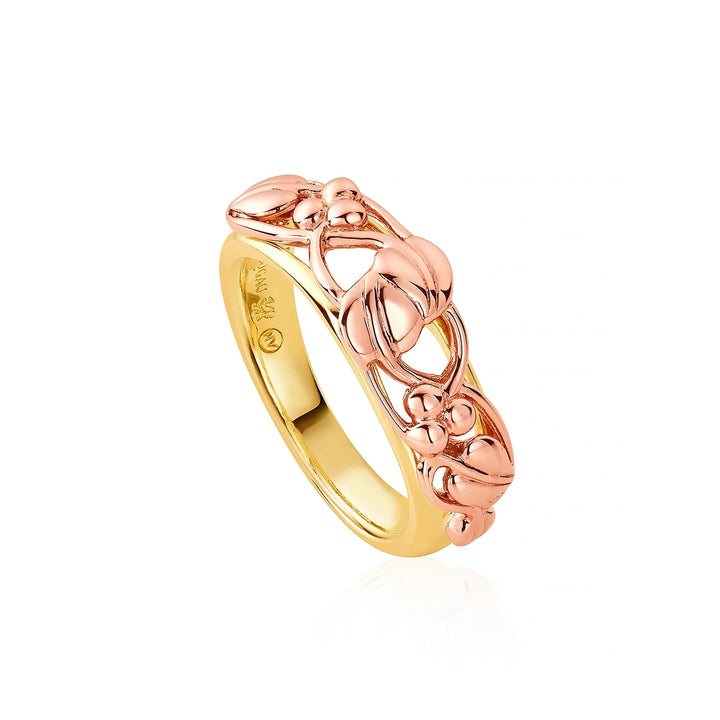 Clogau 9ct Yellow Gold Tree Of Life Filigree Ring