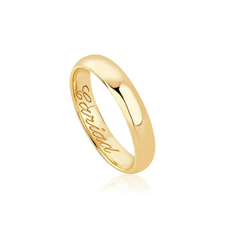 Clogau 4mm Windsor 9ct Yellow Gold Wedding Ring