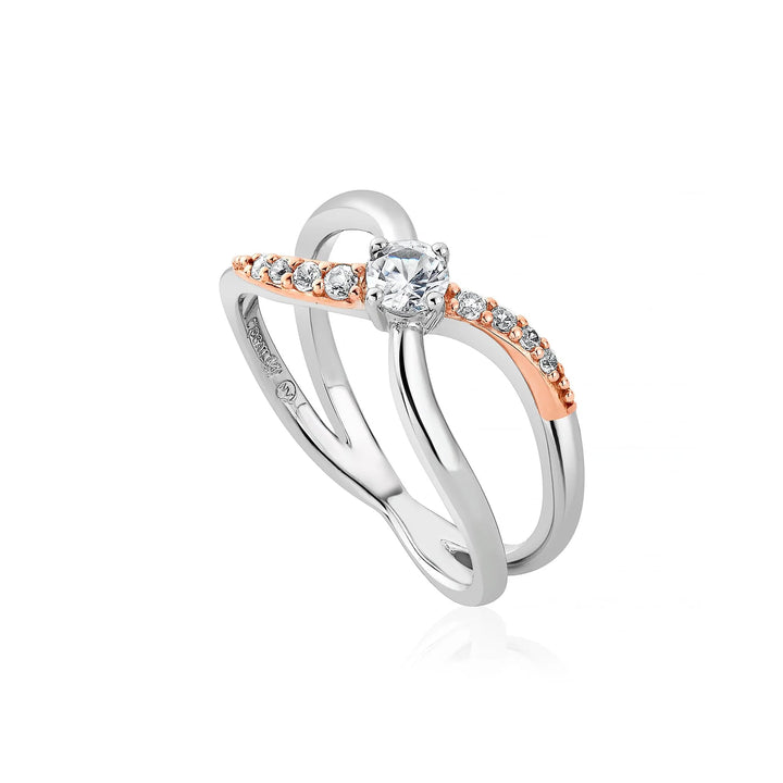 Clogau Kiss Silver Ring