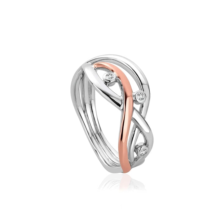 Clogau Swallow Falls Silver Ring