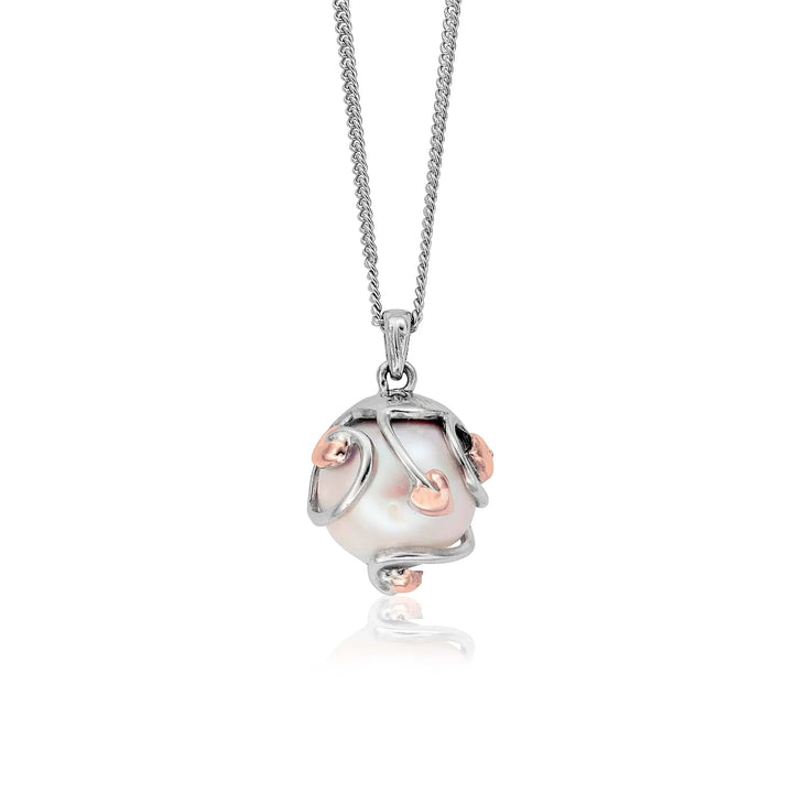 Clogau Tree Of Life Caged Pearl Pendant Necklace