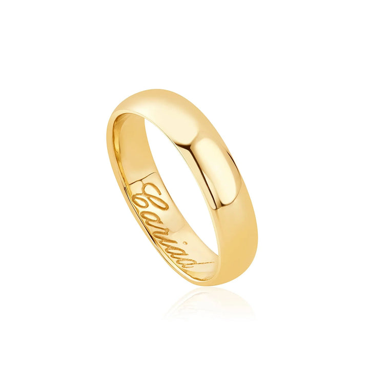 Clogau 5mm Windsor 9ct Yellow Gold Wedding Ring