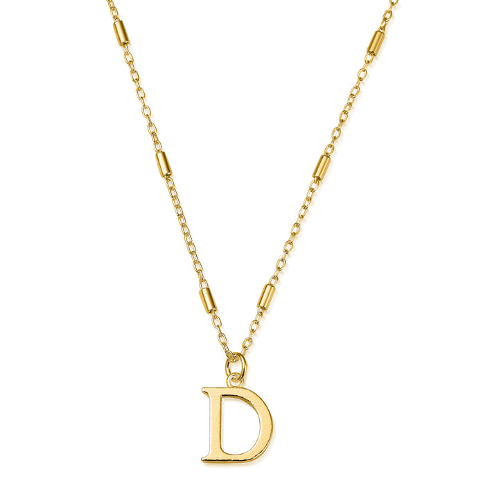 ChloBo Gold Initials A-Z Necklace