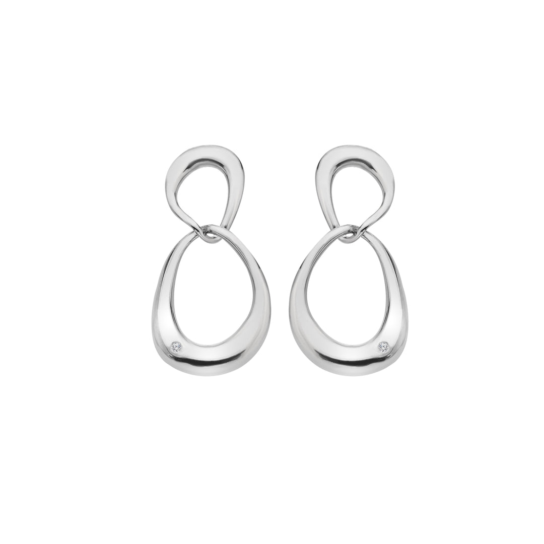 Hot Diamonds Silver Sleek Earrings