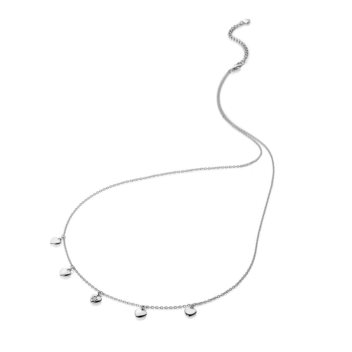 Hot Diamonds Silver Dangle Heart Necklace