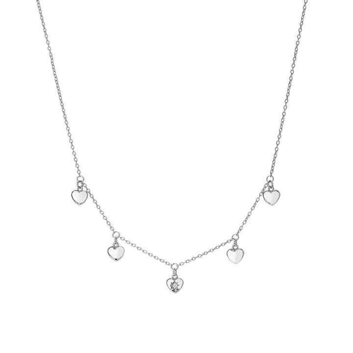 Hot Diamonds Silver Dangle Heart Necklace