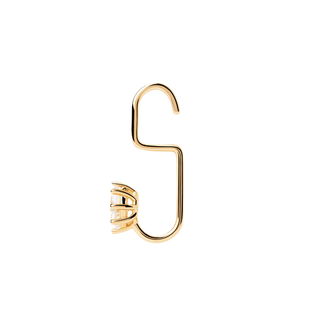 PDPAOLA Gold Lila Single Earring