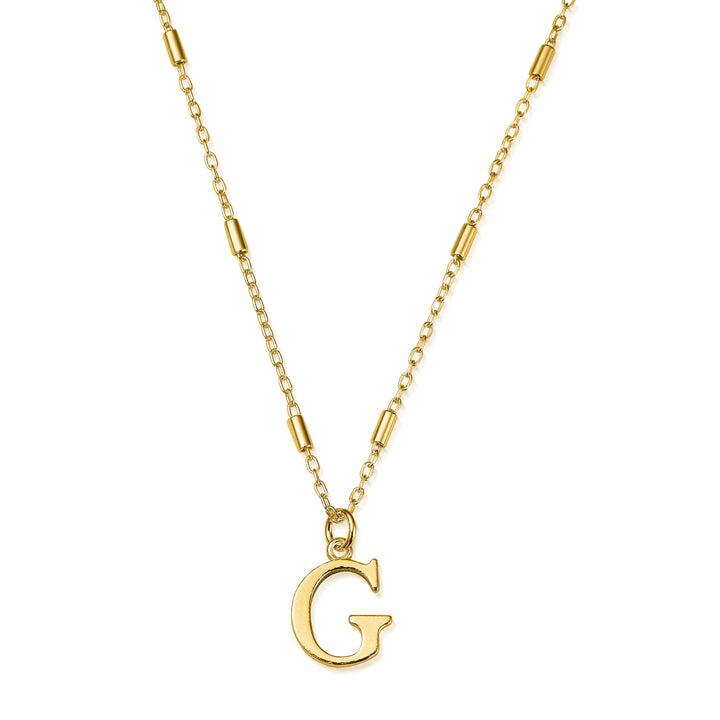 ChloBo Gold Initials A-Z Necklace