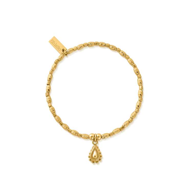 ChloBo Gold Soul Glow Rain Drop Bracelet