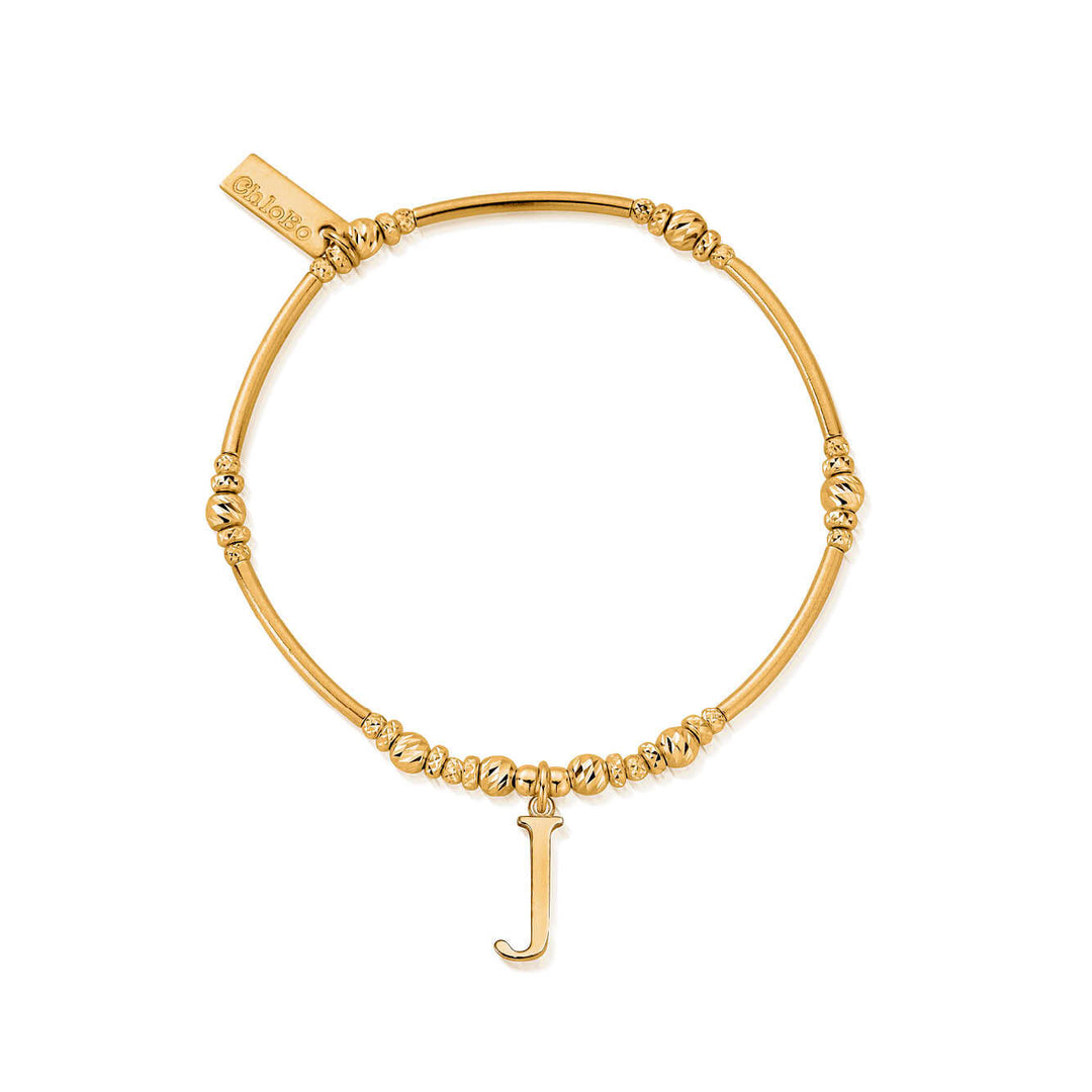 ChloBo Gold Initials A-Z Bracelet