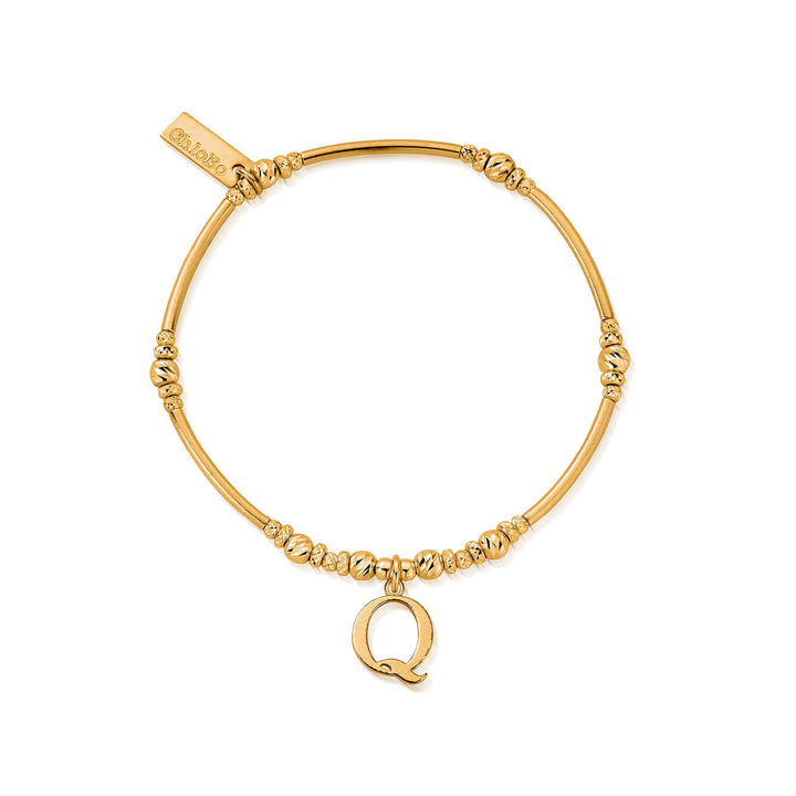 ChloBo Gold Initials A-Z Bracelet