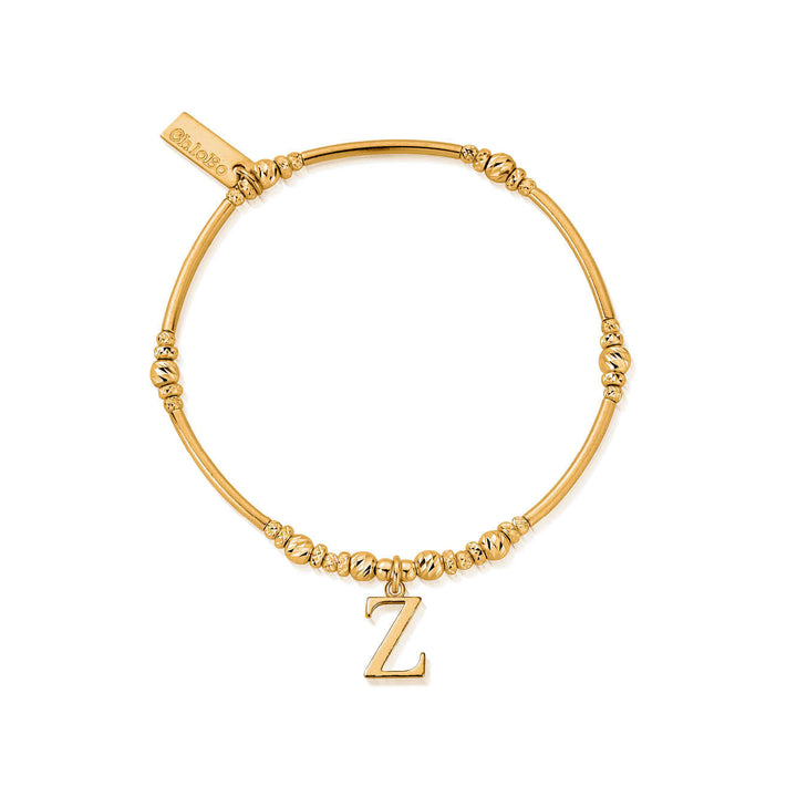 ChloBo Gold Initials A-Z Bracelet