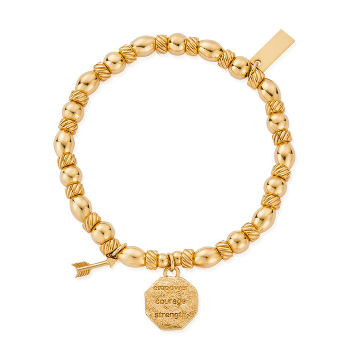 ChloBo Gold Graceful Arrow Bracelet