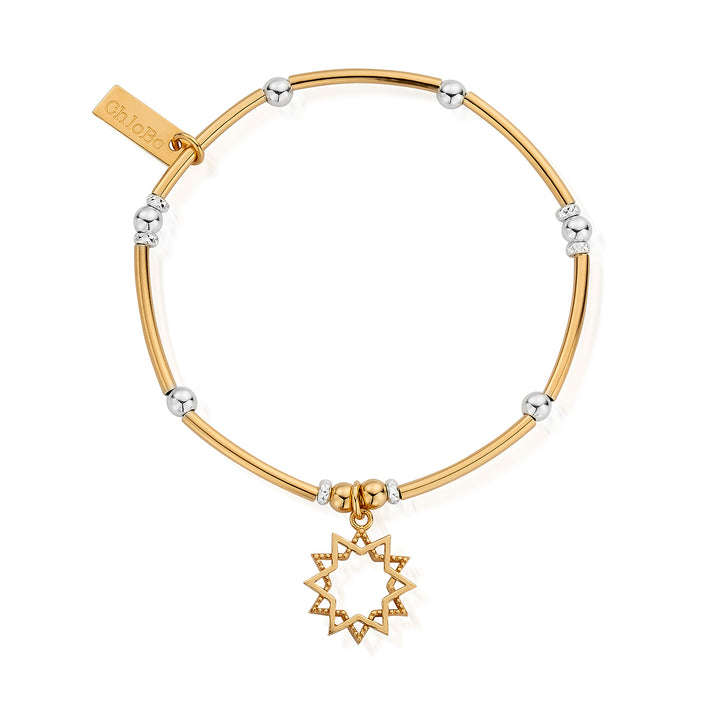 ChloBo Gold and Silver Wishful Soul Star Bracelet