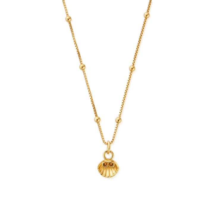 ChloBo Gold Bobble Chain Travel Seeker Necklace