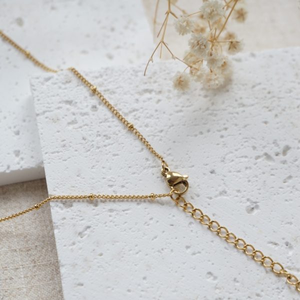 Little Grey Moon Gold Luminous Necklace