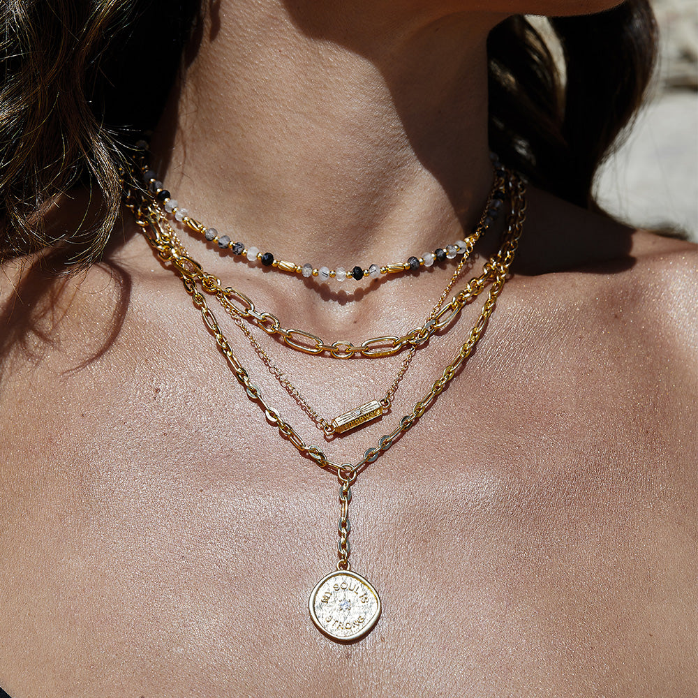 ChloBo Gold Chain of Courage Necklace