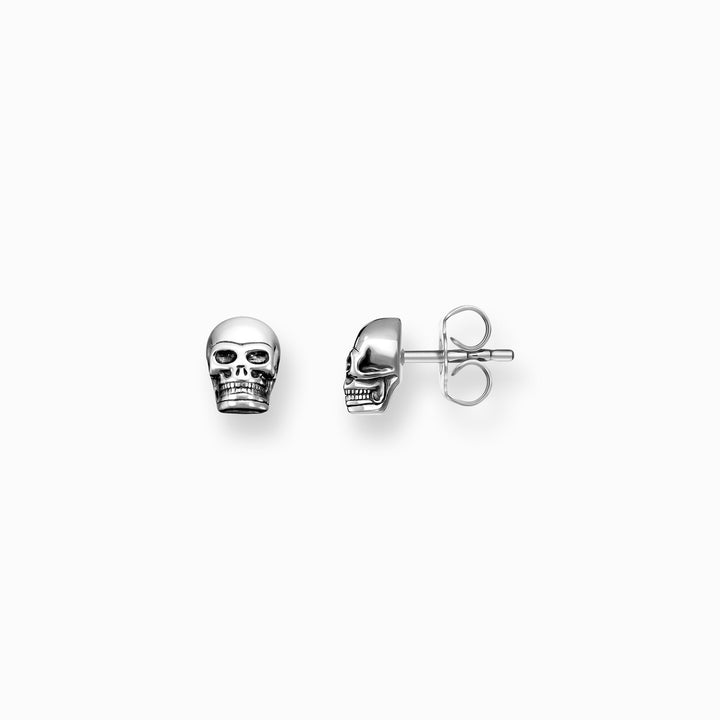 Thomas Sabo Silver Polished Skull Earrings