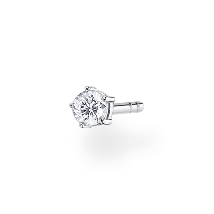 Thomas Sabo Silver 2.8mm CZ Single Stud Earring