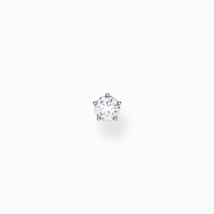 Thomas Sabo Silver 4mm CZ Single Stud Earring