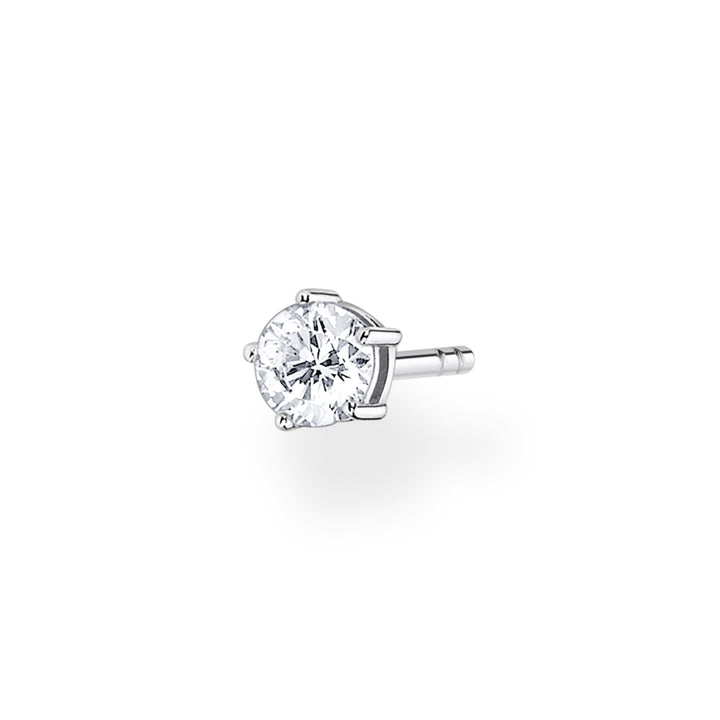 Thomas Sabo Silver 4mm CZ Single Stud Earring