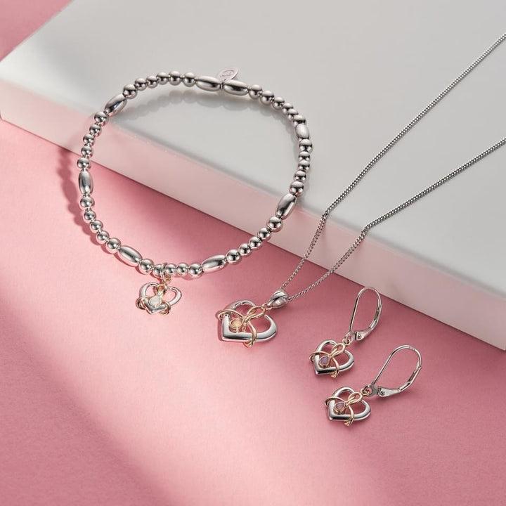 Clogau Dwynwen Affinity Bracelet and Drop Earrings Set