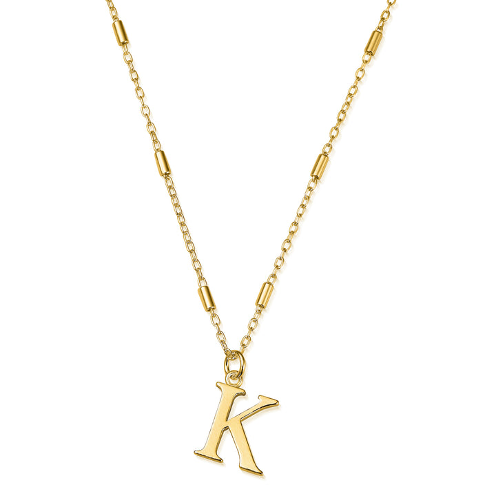 ChloBo Gold Initials A-Z Necklace