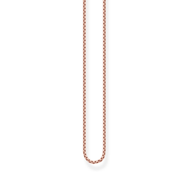 Thomas Sabo Rose Gold Venezia 1mm Chain Necklace