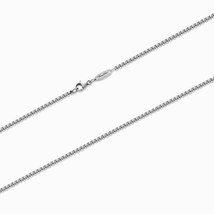 Thomas Sabo Silver Venezia Blackened 2mm Chain Necklace