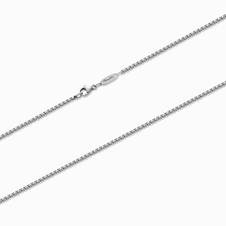 Thomas Sabo Silver Venezia Blackened 2mm Chain Necklace