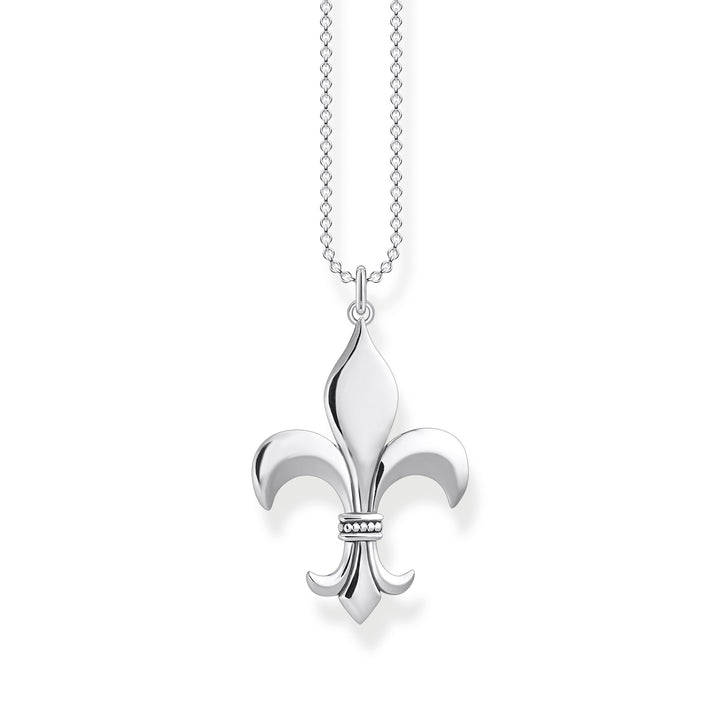 Thomas Sabo Silver Fleur-De-Lis Pendant Necklace