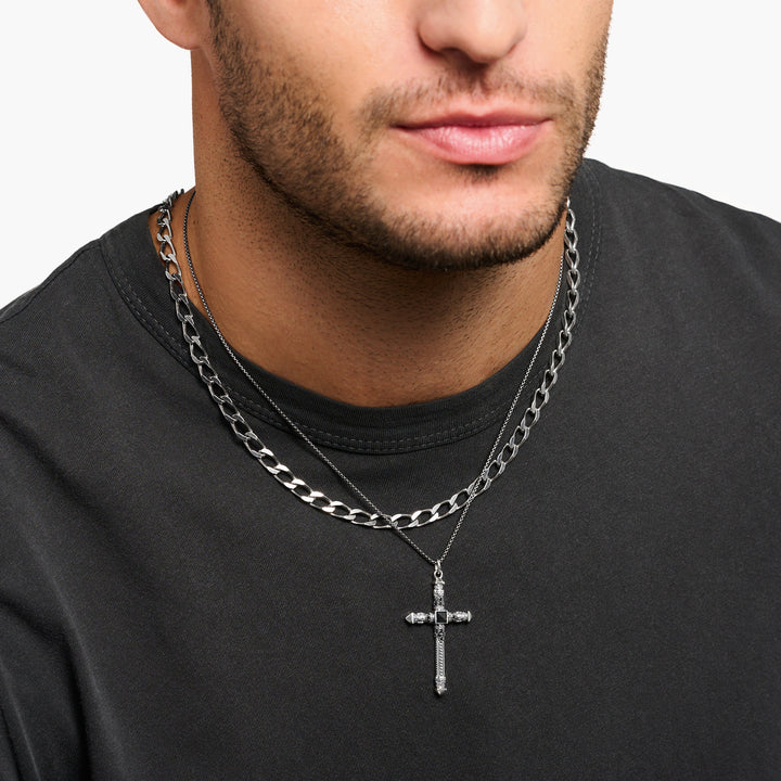 Thomas Sabo Silver Cross Links Necklace