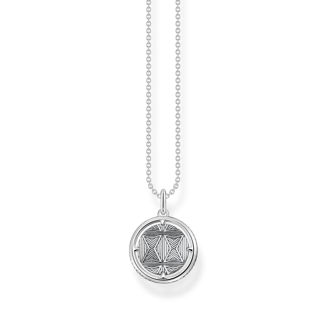 Thomas Sabo Silver Tree Of Love Blackened Necklace